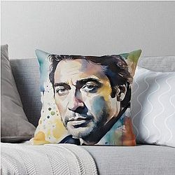Strong as Javier Bardem Throw Pillow