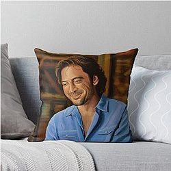 Javier Bardem Throw Pillow