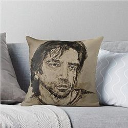 Javier Bardem Throw Pillow