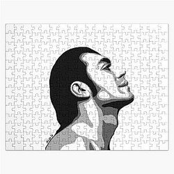 Javier Bardem Blacks and White Portraits Jigsaw Puzzle
