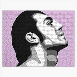 Javier Bardem Black Portrait Jigsaw Puzzle
