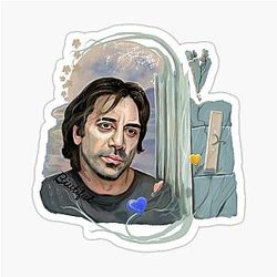 Javier Bardem Painting