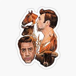 Javier Bardem Painting Stickers