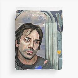Javier Bardem Paints a Duvet Cover