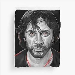 Javier Bardem Painting Duvet Cover