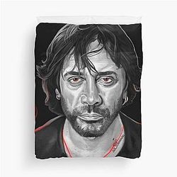 Javier Bardem Painting Duvet Cover