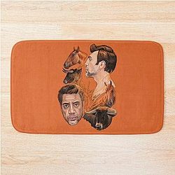 Javier Bardem Painting Bath Mat