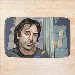 Javier Bardem Painting Bath Mat
