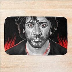 Javier Bardem Painting Bath Mat