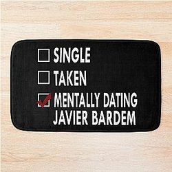 Mentally Dating Javier Bardem Bath Mat