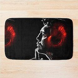 Javier Bardem Fire Faunus Painting Bath Mat
