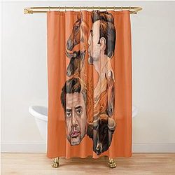 Javier Bardem Painting Shower Curtain