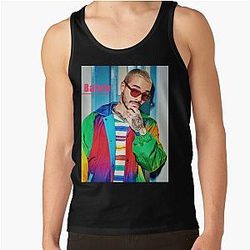 J Balvin Tank Tops - J Balvin t-shirt, j Balvin fan art &amp; gear Tank Top RB1504