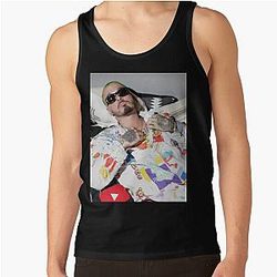 J Balvin Tank Tops - J Balvin t-shirt, j Balvin fan art &amp; gear Tank Top RB1504