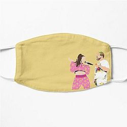 J Balvin Face Masks - Rosalía and J Balvin Flat Mask RB1504