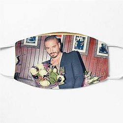 J Balvin Face Masks - J Balvin t-shirt, j Balvin fan art &amp; gear Flat Mask RB1504