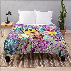 J Balvin Blanket - J Balvin Portrait artwork Throw Blanket RB1504