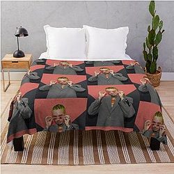 J Balvin Blanket - J Balvin t-shirt, j Balvin fan art &amp; gear Throw Blanket RB1504