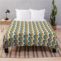 J Balvin Blanket - J Balvin Colores Throw Blanket RB1504