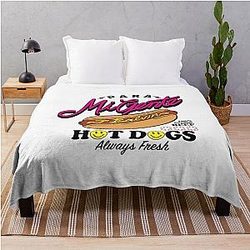 J Balvin Blanket - j balvin hot dog shirt j balvin hot dog shirt Throw Blanket RB1504