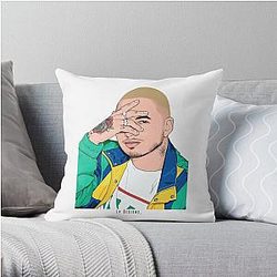 J Balvin Pillows - J Balvin Throw Pillow RB1504