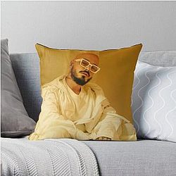 J Balvin Pillows - J Balvin t-shirt, j Balvin fan art &amp; gear Throw Pillow RB1504