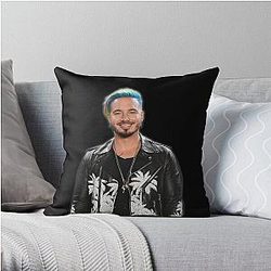 J Balvin Pillows - J Balvin t-shirt, j Balvin fan art &amp; gear Throw Pillow RB1504