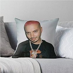 J Balvin Pillows - J Balvin t-shirt, j Balvin fan art &amp; gear Throw Pillow RB1504