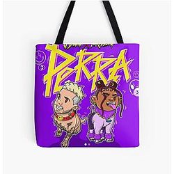 J Balvin Bags - Reggaeton Legend J Balvin Fortnite Perra All Over Print Tote Bag RB1504