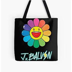 J Balvin Bags - Arco J Balvin (Jeismary Rivera) All Over Print Tote Bag RB1504