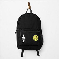 J Balvin Backpacks - J Balvin Merch Smiley Shirt Backpack RB1504