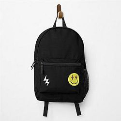 J Balvin Backpacks - J Balvin Merch Smiley Backpack RB1504