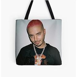 J Balvin Bags - J Balvin t-shirt, j Balvin fan art &amp; gear All Over Print Tote Bag RB1504