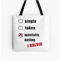 J Balvin Bags - Mentally dating J Balvin Tote Bag RB1504