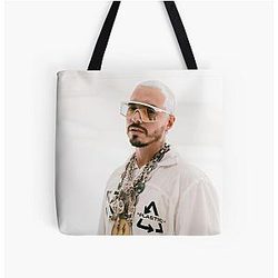 J Balvin Bags - J Balvin t-shirt, j Balvin fan art &amp; gear All Over Print Tote Bag RB1504