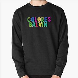 J Balvin Sweatshirts - Great Rewards Colores J Balvin Gift For Movie Fans Pullover Sweatshirt RB1504