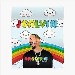 J Balvin Posters - J BALVIN ARCOIRIS  Poster RB1504