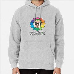 J Balvin Hoodies - Arcoiris-J Balvin (Jeismary Rivera) Pullover Hoodie RB1504