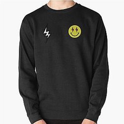 J Balvin Sweatshirts - J Balvin Merch Smiley Pullover Sweatshirt RB1504