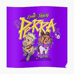 J Balvin Posters - Reggaeton Legend J Balvin Fortnite Perra Poster RB1504