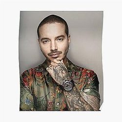 J Balvin Posters - J Balvin t-shirt, j Balvin fan art &amp; gear Poster RB1504