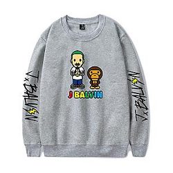 J BALVIN Sweatshirt O-Neck Sweatshirts AL2305