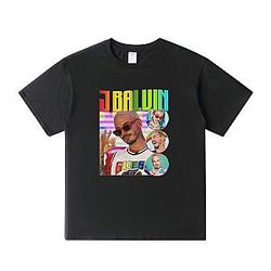 Summer Hip Hop Streetwear J Balvin Print T Shirt AL2405