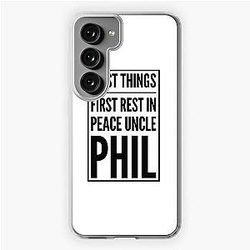 First Things First Rest in Peace Uncle Phil - J Cole  Samsung Galaxy Soft Case
