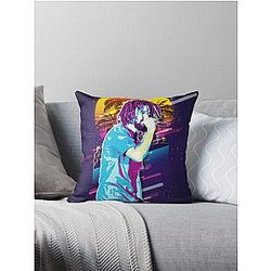 J Cole Retro Art Throw Pillow