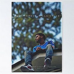 J Cole 2014 Forest Hills Drive Poster