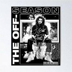J Cole Rapper Vintage Rap Music Poster