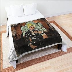 J Cole - Born Sinner Comic Book Parody Art Comforter
