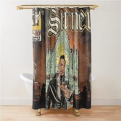 J Cole - Born Sinner Comic Book Shower Curtain