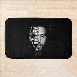 Black and white J Cole quote. Bath Mat